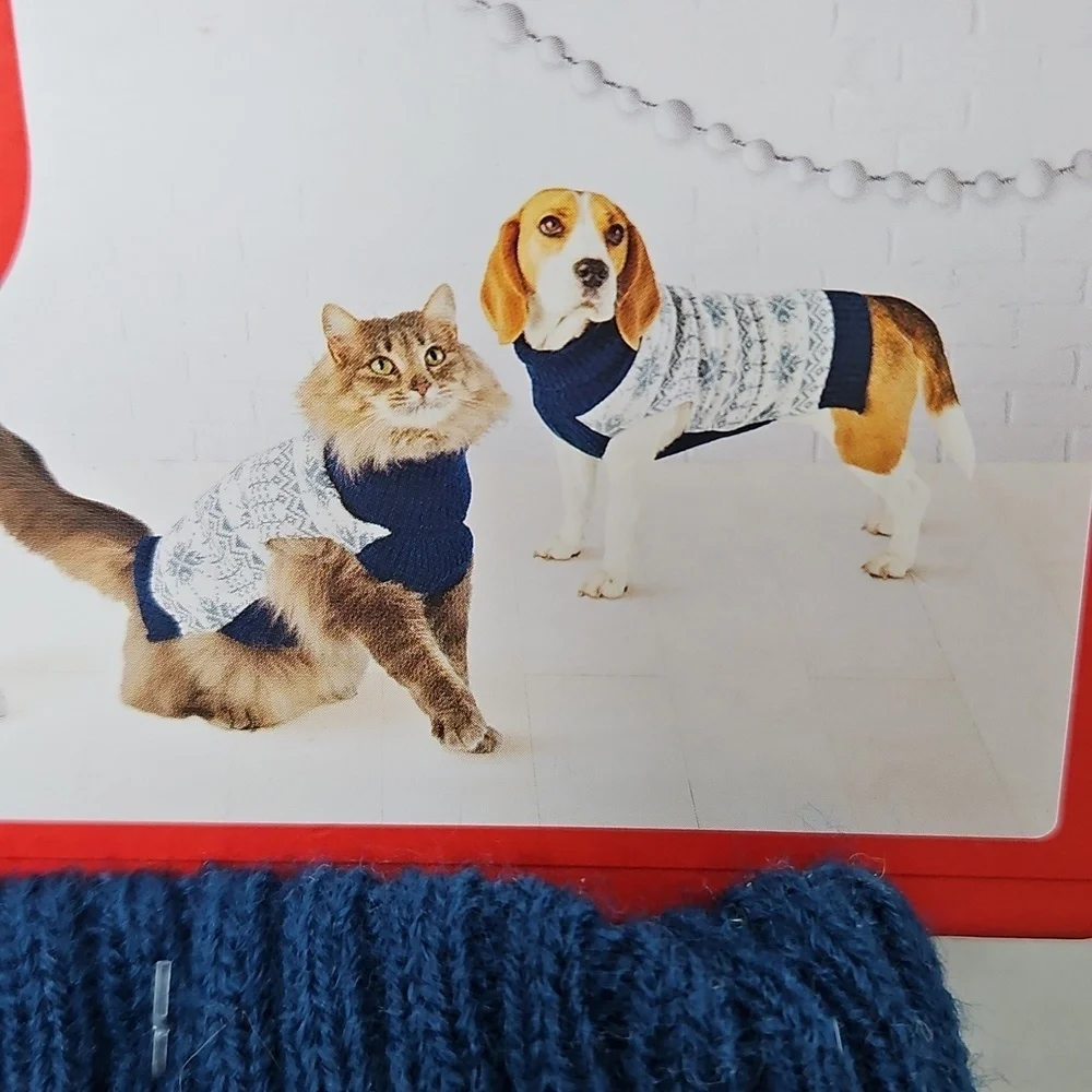 Wondershop Target Holiday Winter Sweater Sz Small Cats Dogs Up To 20lbs New NWT